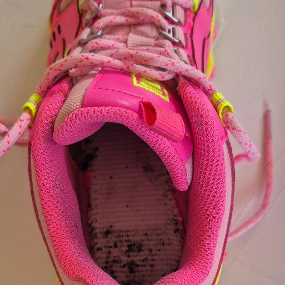 Fila Pink and Yellow Sneakers with Sporty Design - Picture 7 of 8